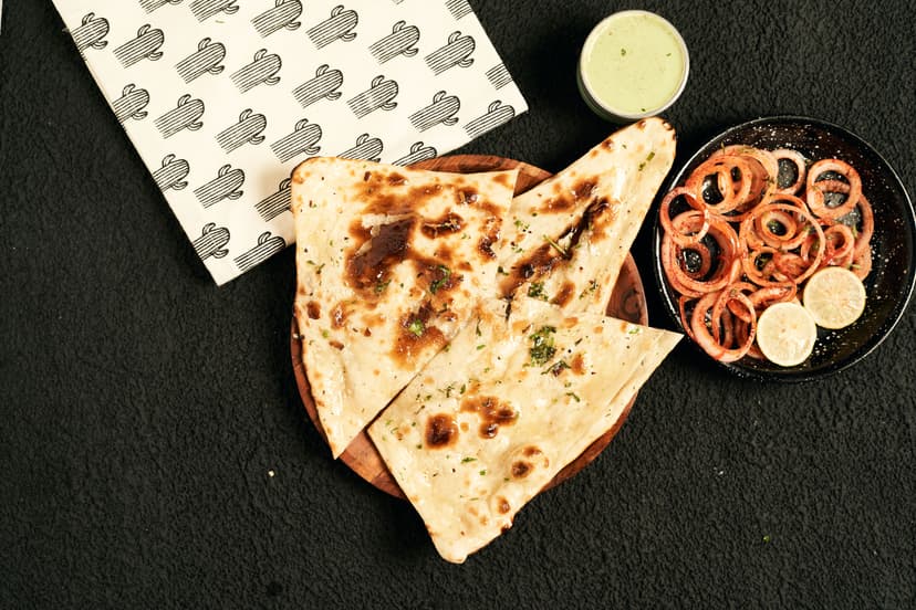 Smoked Chili Garlic Flame Naan