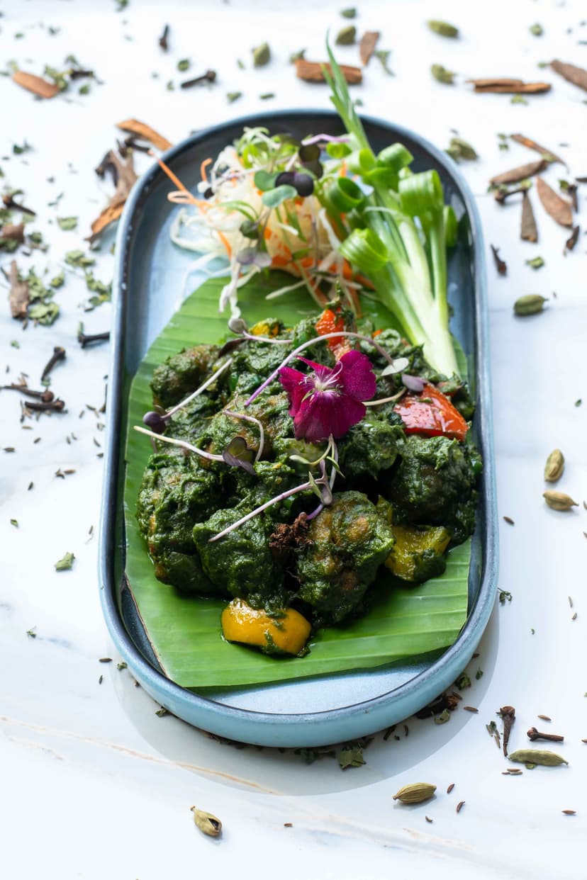 Andhra Coriander Chicken Veppudu