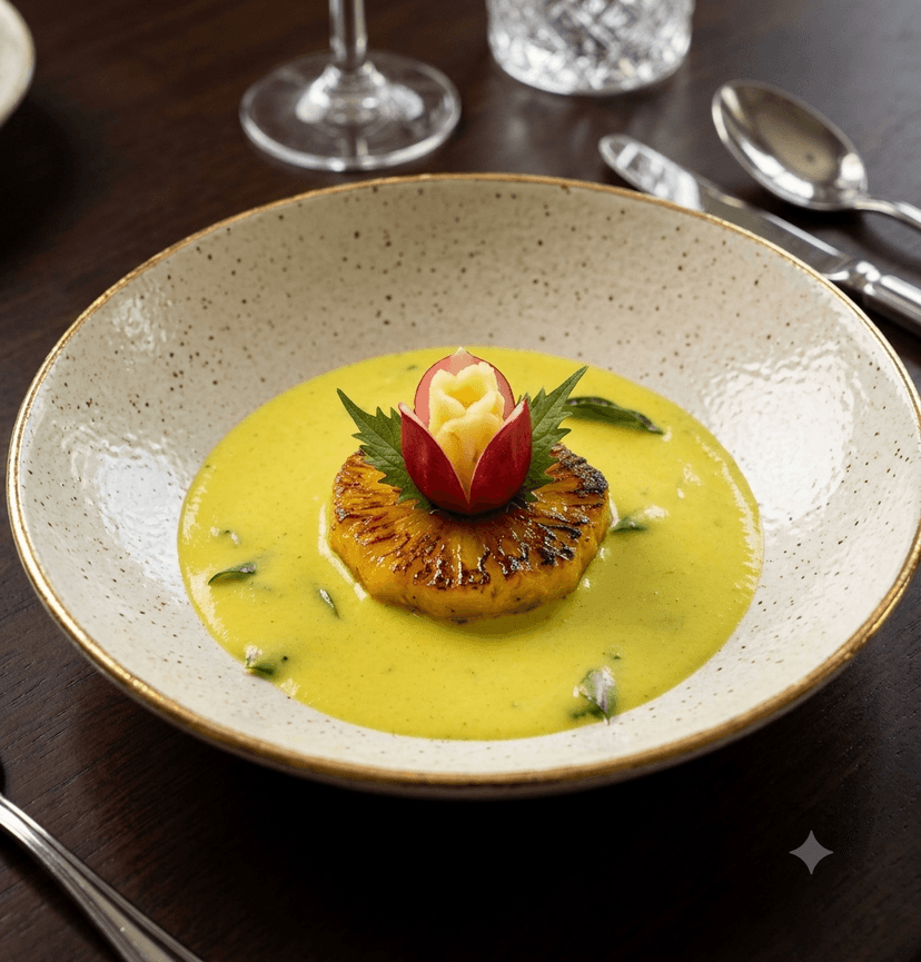 Pineapple Coconut Milk Reduction