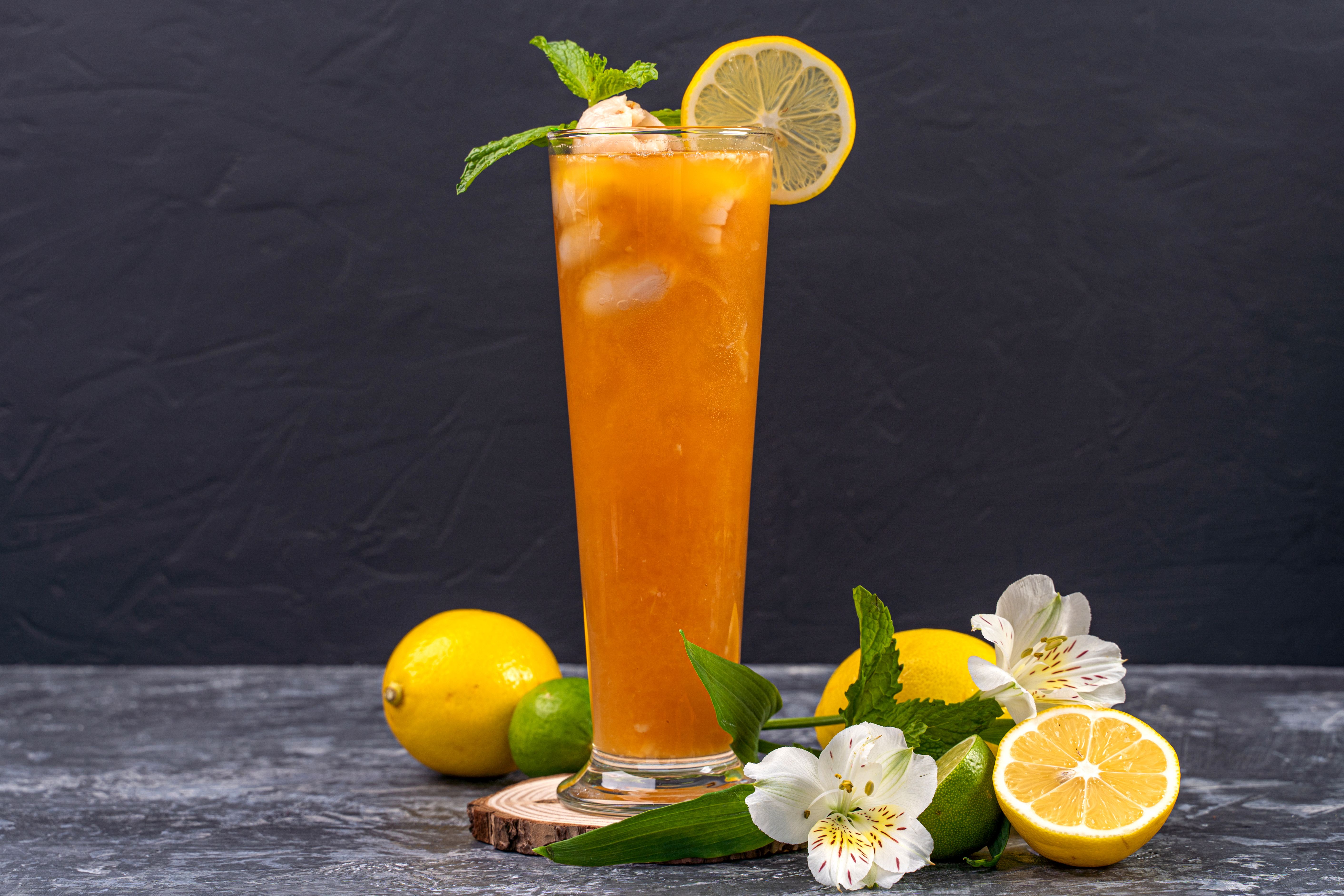 Iced Black Honey Lemon